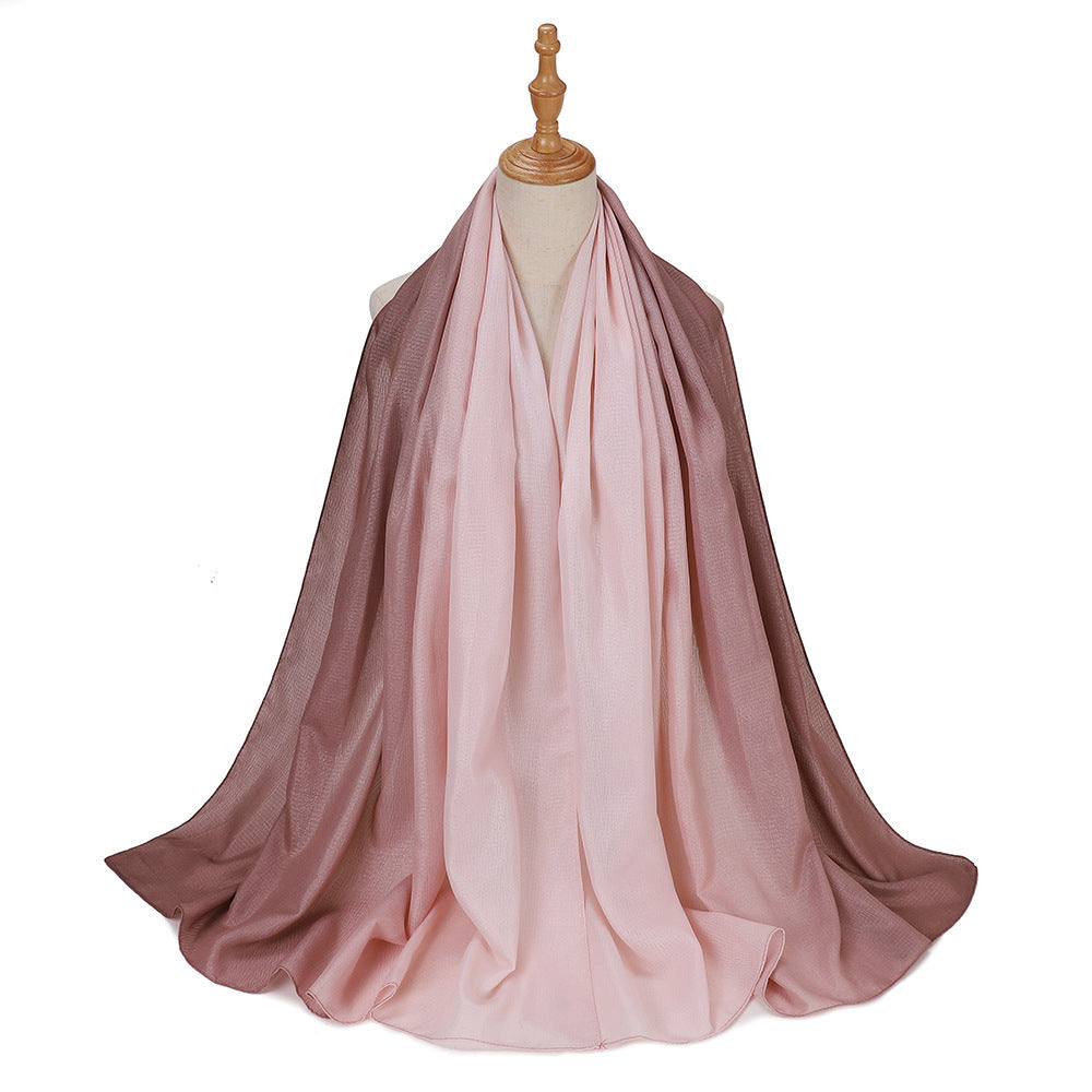 Gradient Colored Fashionable Headscarf Scarf Brand: aeac