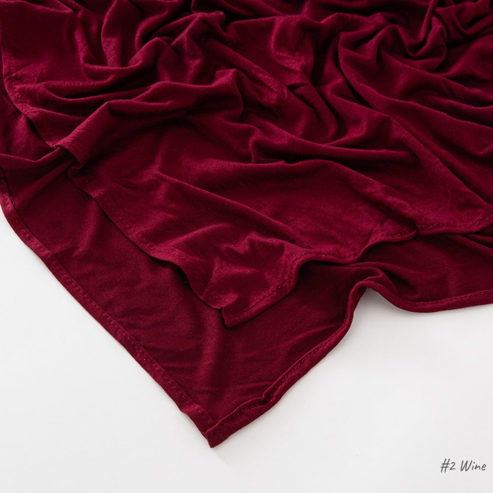 Malaysia Pure Color Modal Curling Mercerized Cotton Scarf Brand: aeac