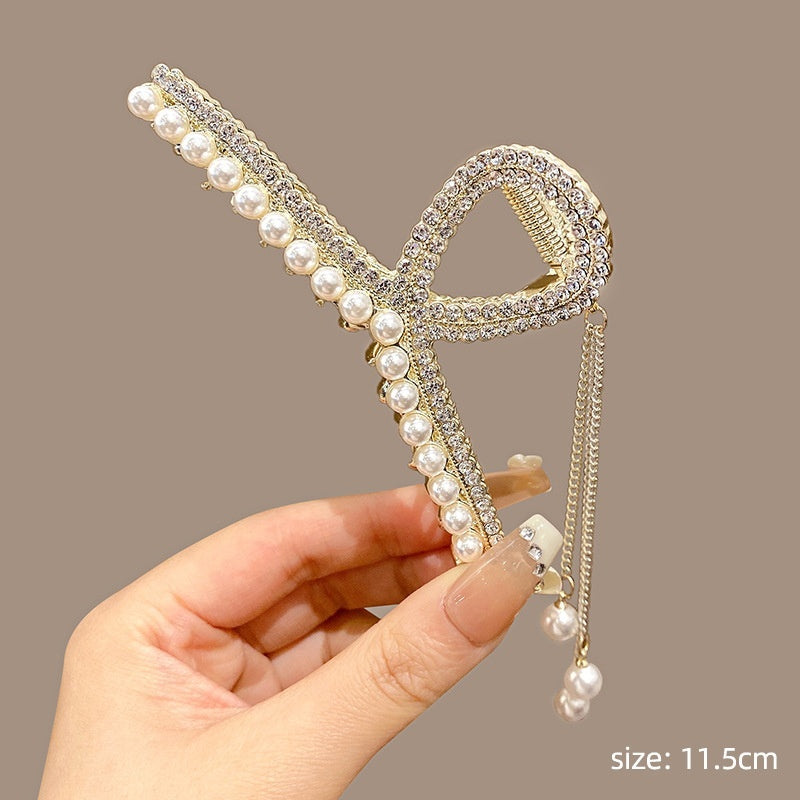 Women's Fashion Large Butterfly Tassel Barrettes Brand: aeac