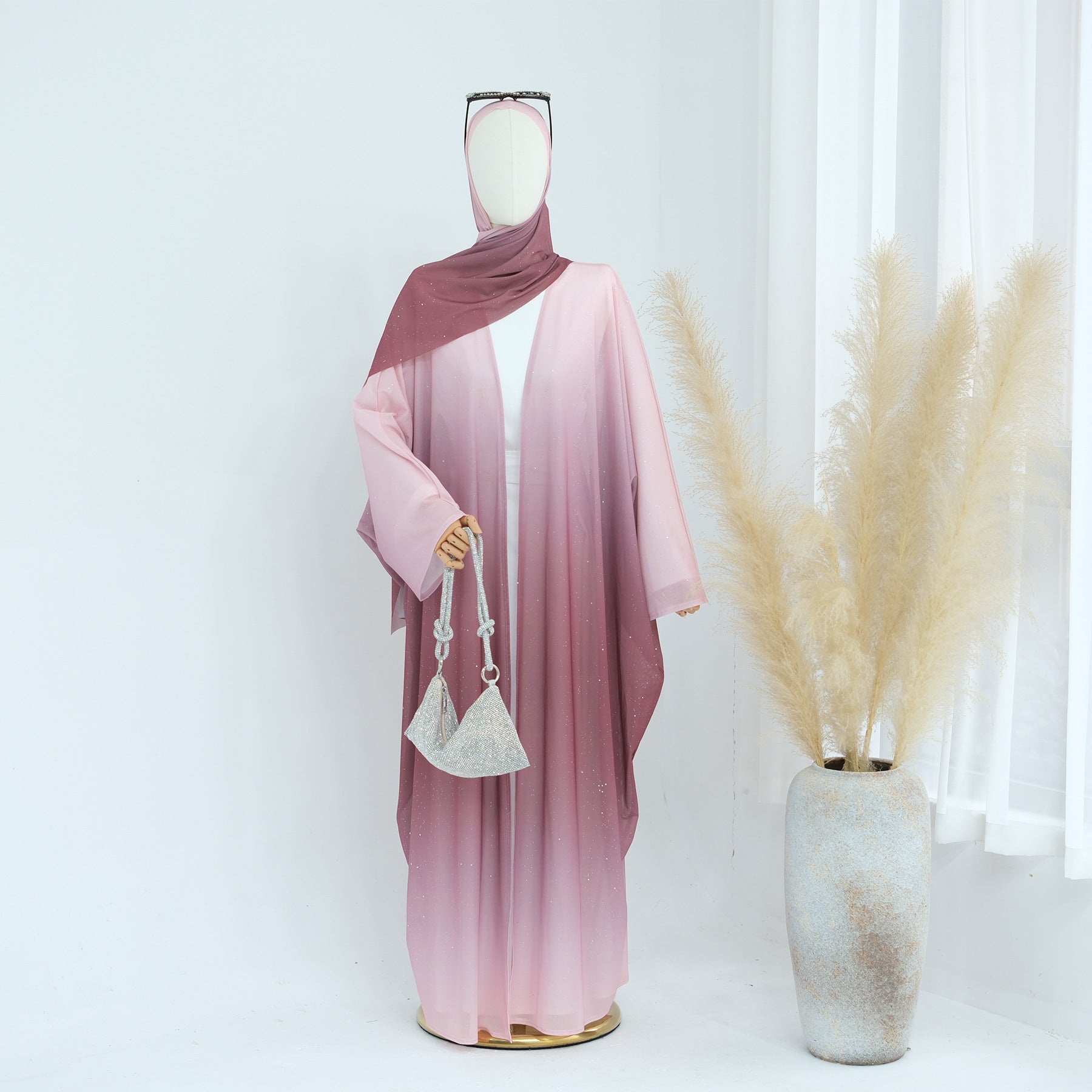 Headscarf Daily Party Cardigan Robe Brand: aeac
