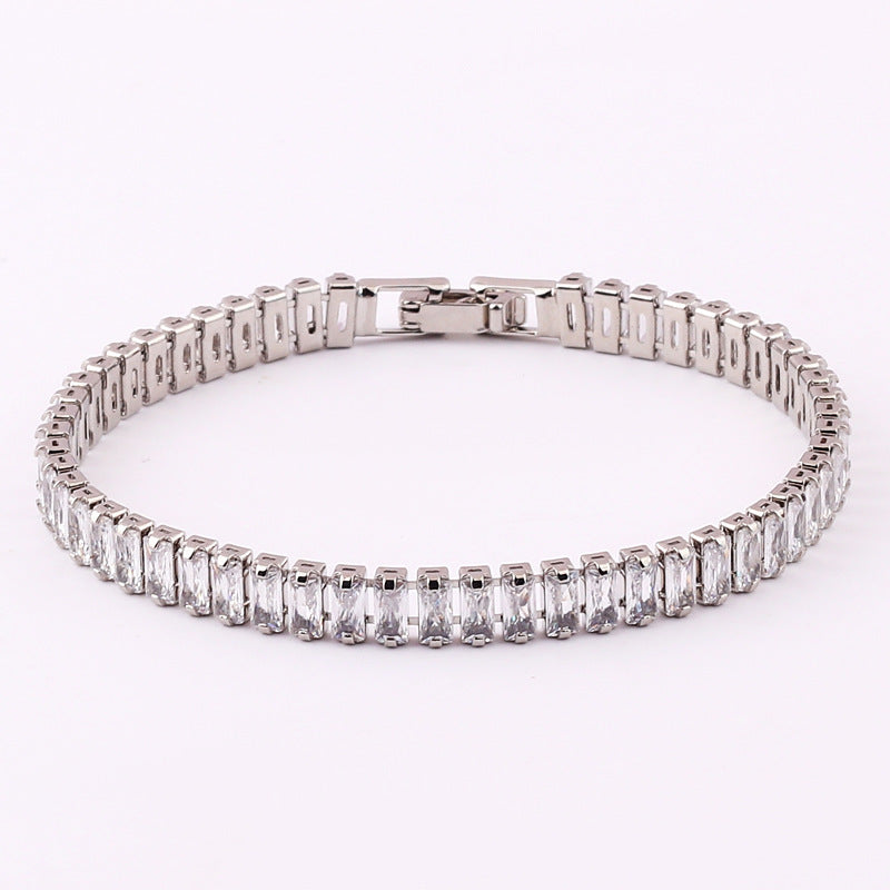 Lady's Bracelet INS Style Genuine Zircon Bracelet Brand: aeac