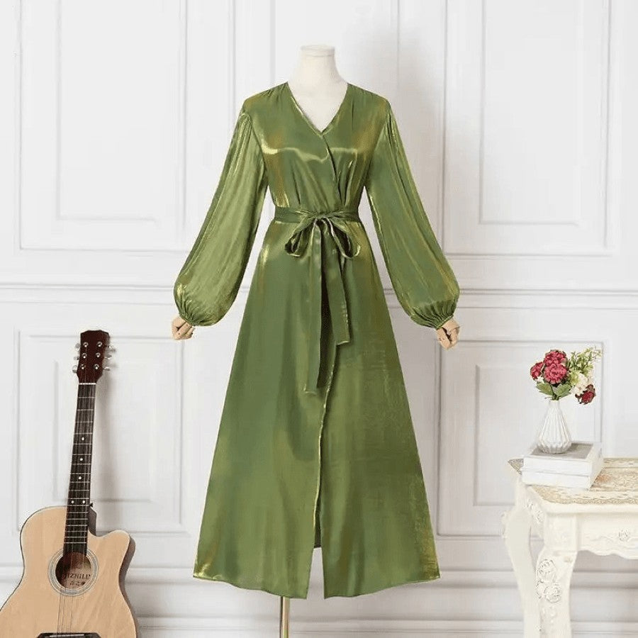 Casual Fashion Cardigan Dress Women Brand: aeac