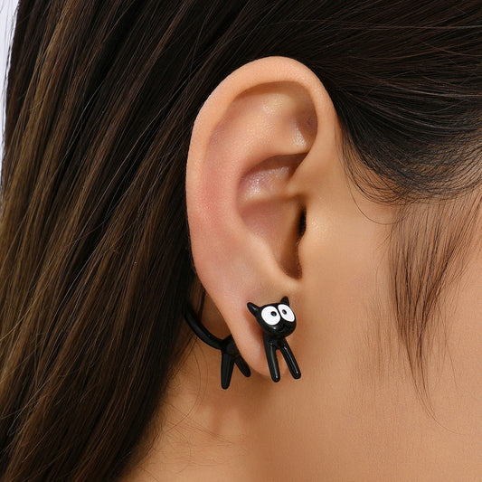 Cute Kitten Simple Earrings Brand: aeac