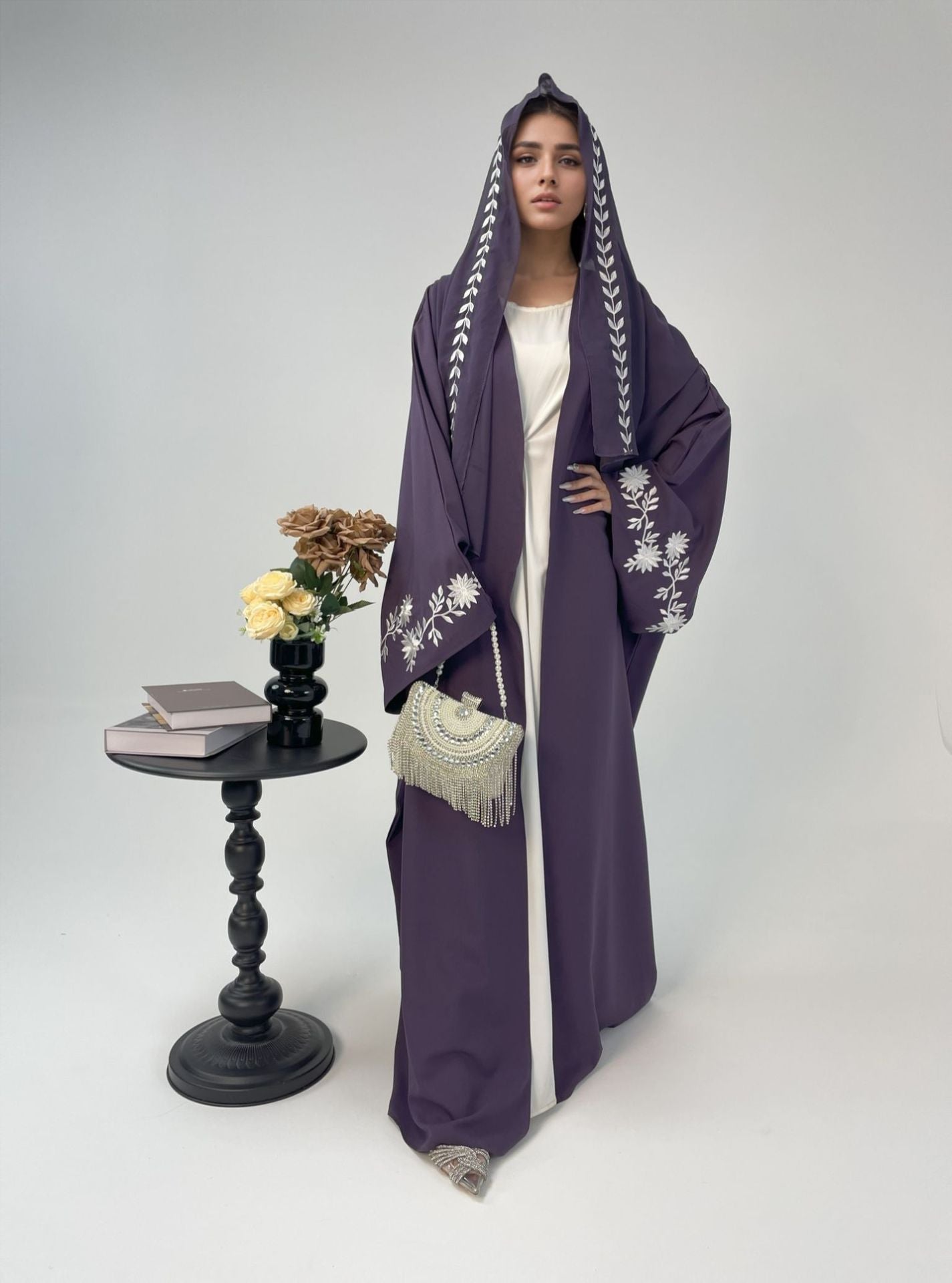 Women's Clothing Embroidered Coat Embroidered Robe Dress Brand: aeac