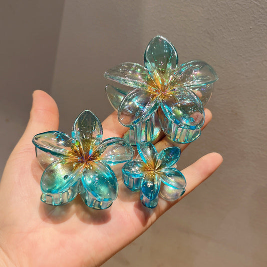 Plating Color Transparent Egg Bauhinia Barrettes Women's Brand: aeac