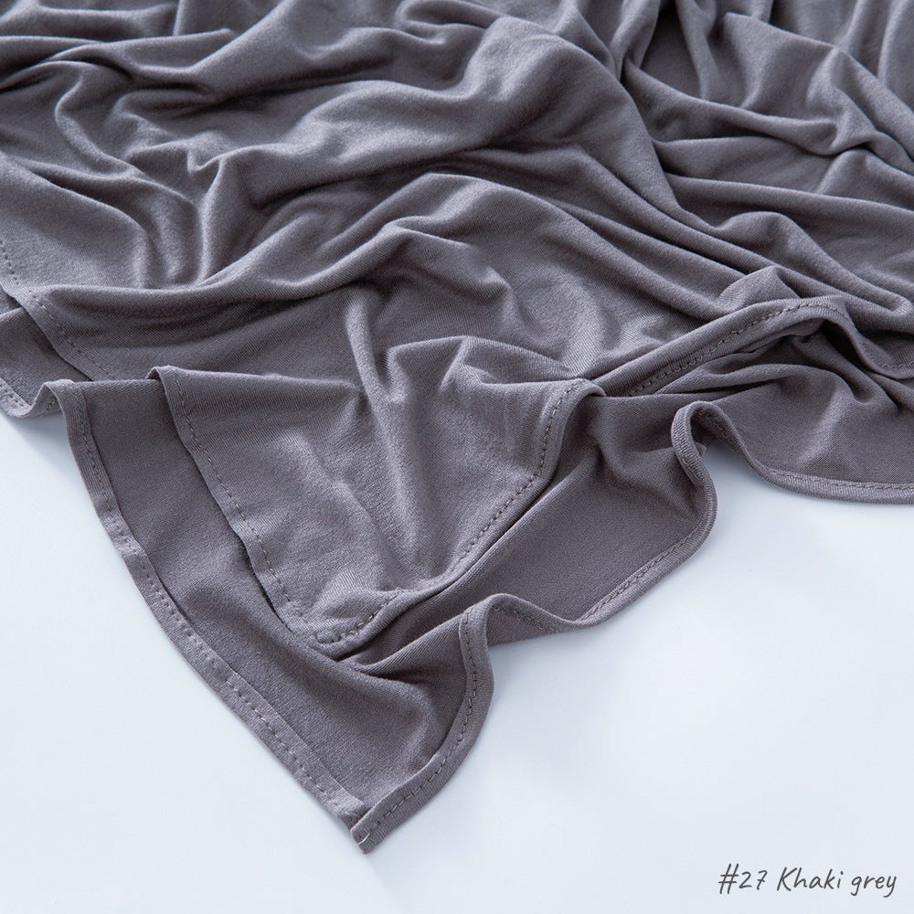Malaysia Pure Color Modal Curling Mercerized Cotton Scarf Brand: aeac