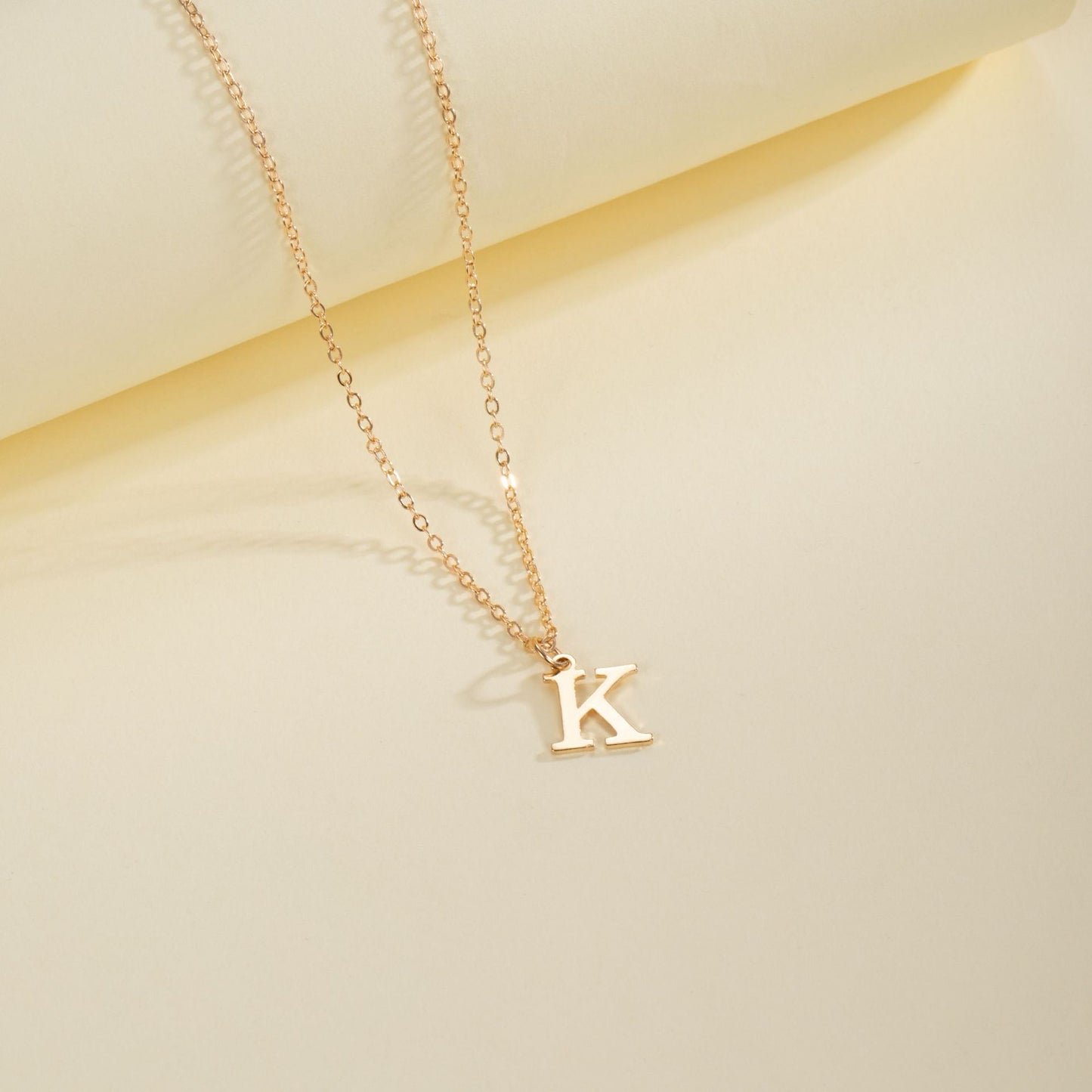 English Letter Necklace Female Personality Brand: aeac
