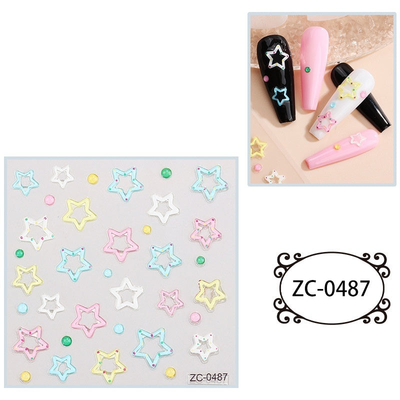 Creative Stickers Cute 3D Jelly Soft-Plastic Embossed Decals Brand: aeac