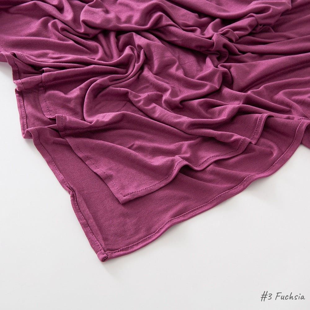 Malaysia Pure Color Modal Curling Mercerized Cotton Scarf Brand: aeac