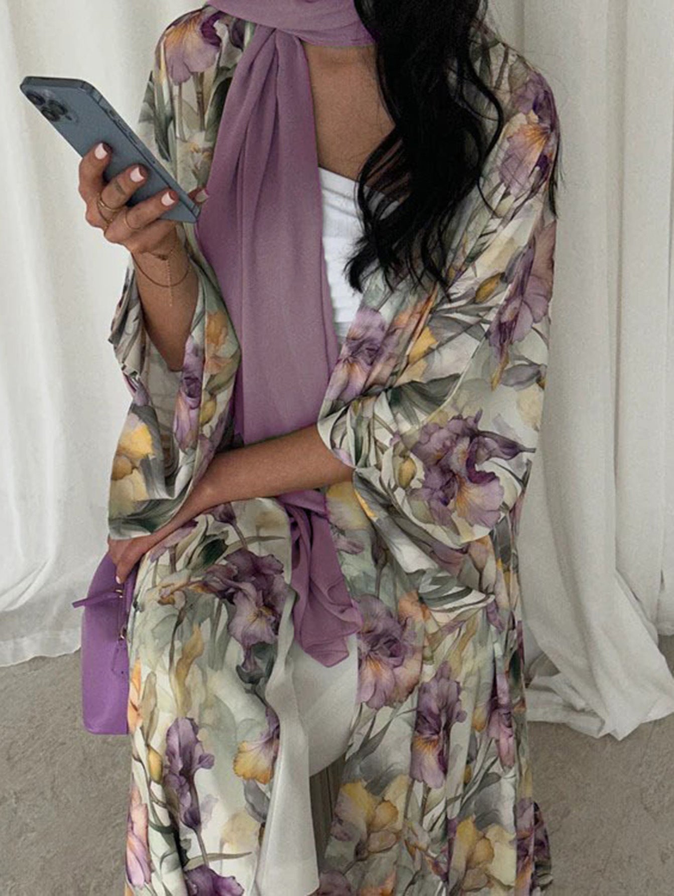 Fashionable Floral-print Long Womens Dress Brand: aeac