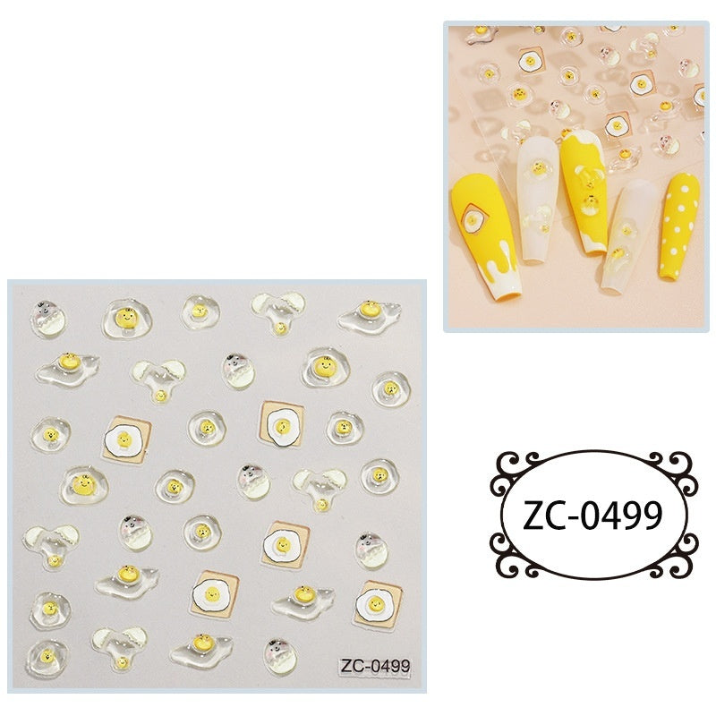 Creative Stickers Cute 3D Jelly Soft-Plastic Embossed Decals Brand: aeac
