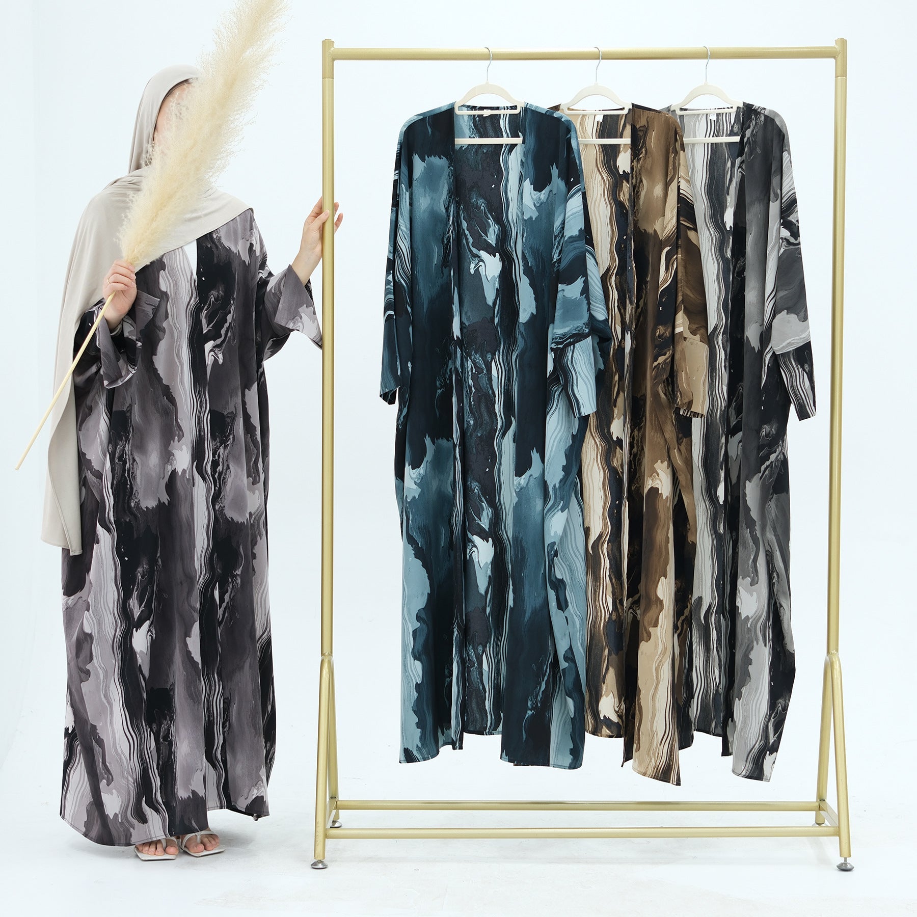 Women's Fashionable Printed Cardigan Coat Brand: aeac