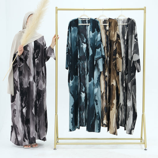 Women's Fashionable Printed Cardigan Coat Brand: aeac