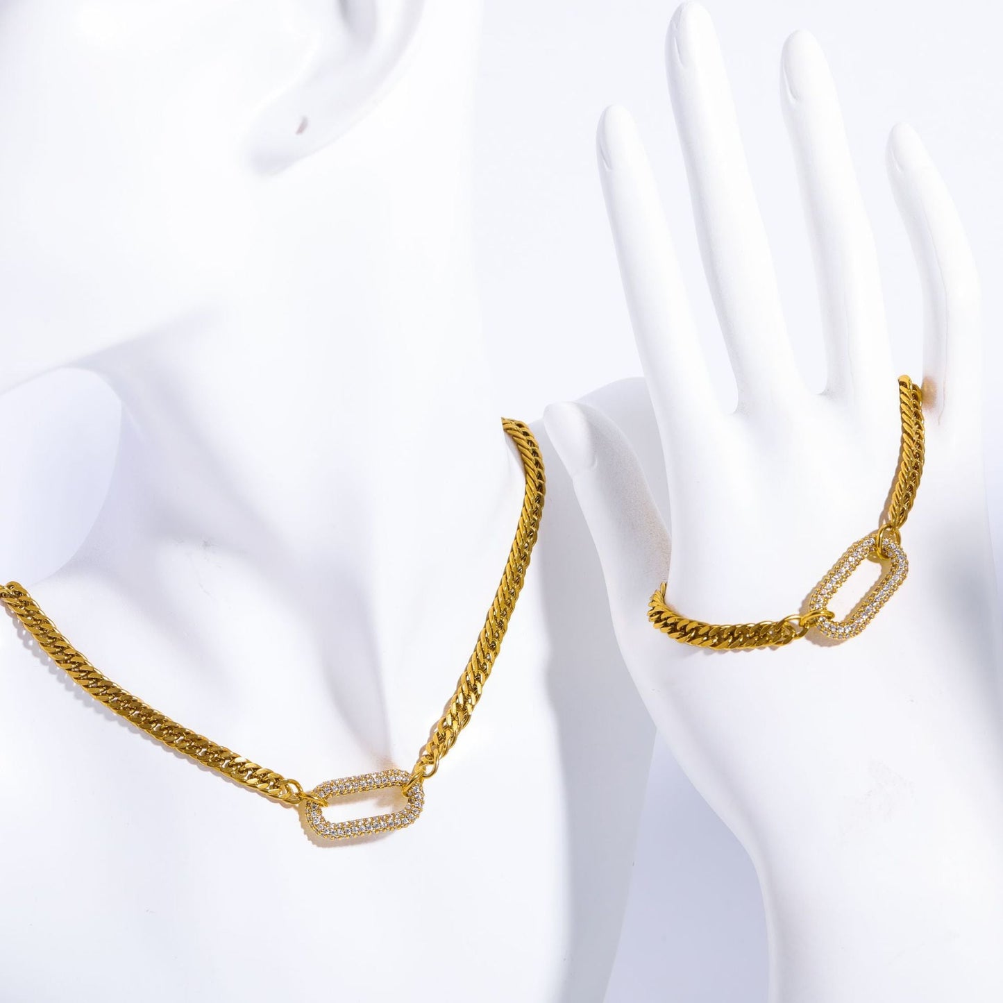 Exquisite Rhinestone Geometric Choker Clavicle Necklace Brand: aeac