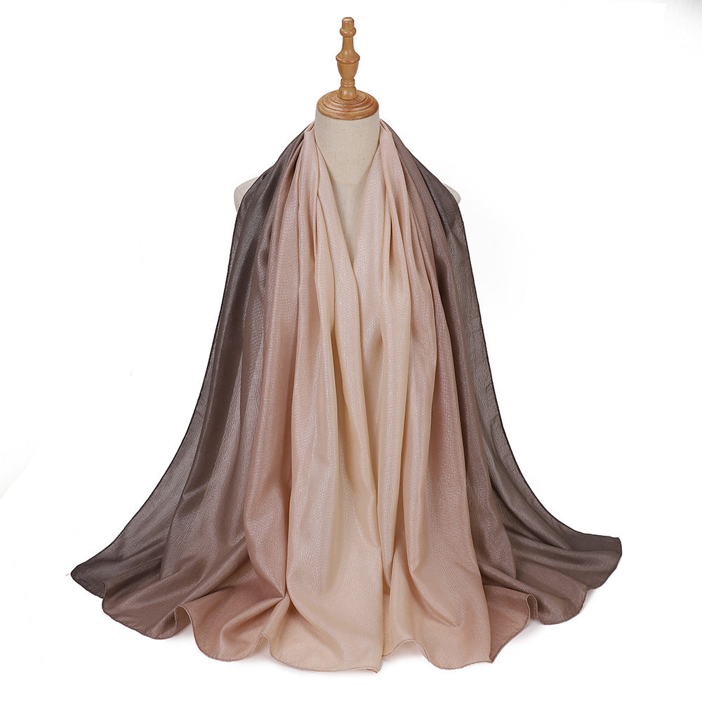 Gradient Colored Fashionable Headscarf Scarf Brand: aeac