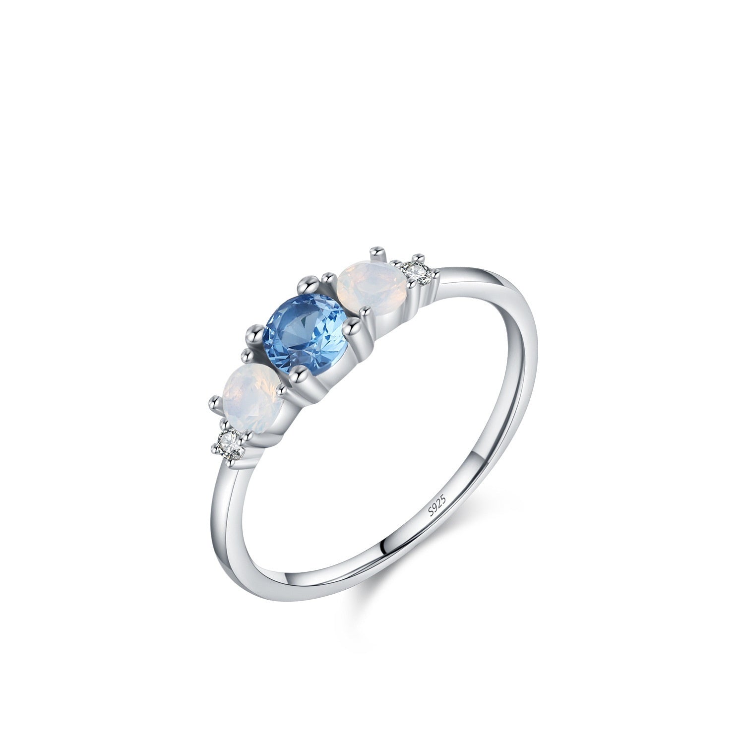 Women's Sterling Silver Crystal Ring Brand: aeac