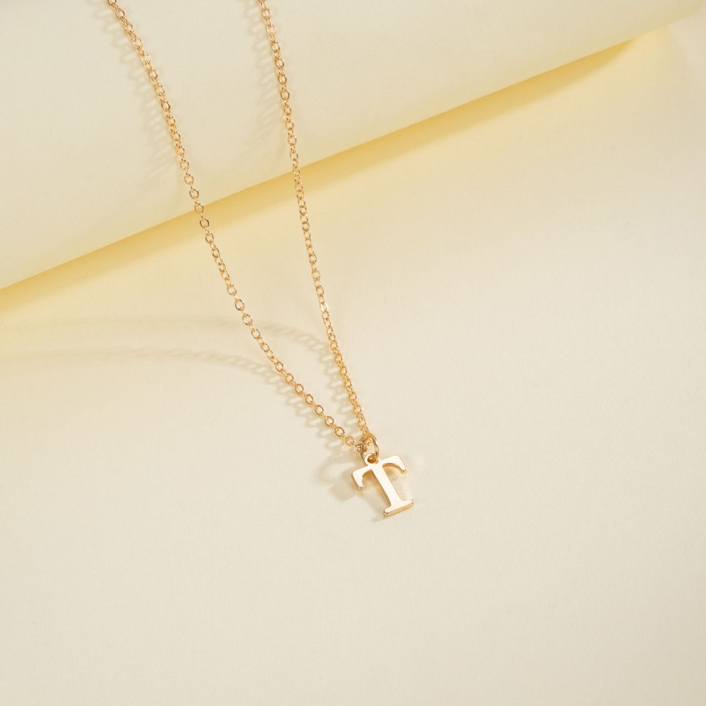 English Letter Necklace Female Personality Brand: aeac