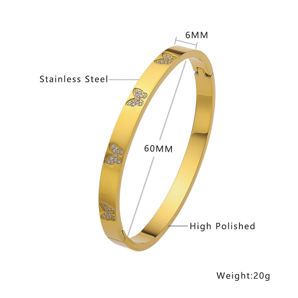 Stylish Versatile Stainless Steel Bracelet With A Premium