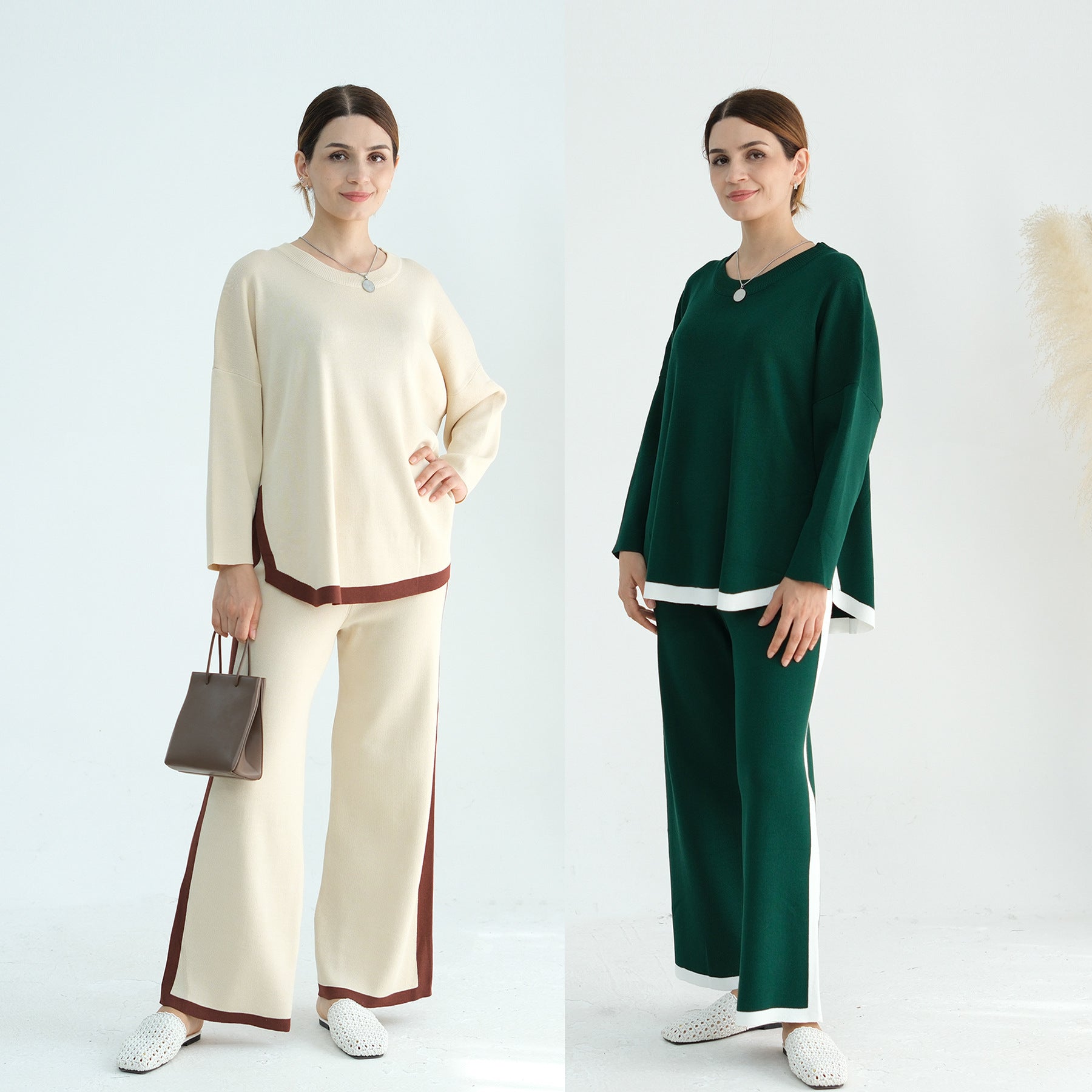 Women's Fashion Personality Knitted Loose Suit Brand: aeac
