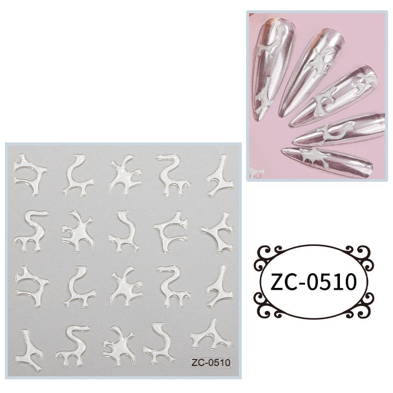 Creative Stickers Cute 3D Jelly Soft-Plastic Embossed Decals Brand: aeac