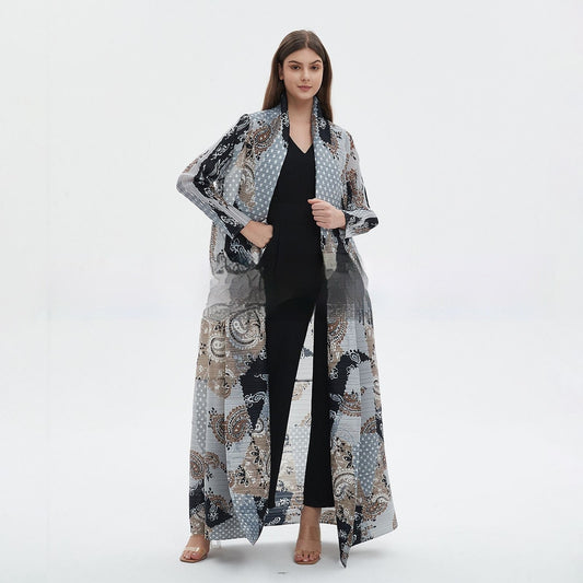 Three Small Houses Pleated Autumn All-Match Coat Jacket Brand: aeac