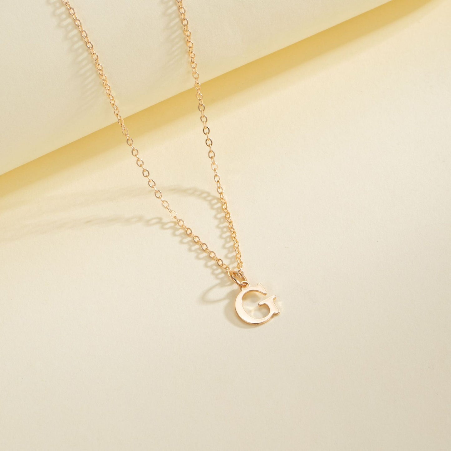 English Letter Necklace Female Personality Brand: aeac