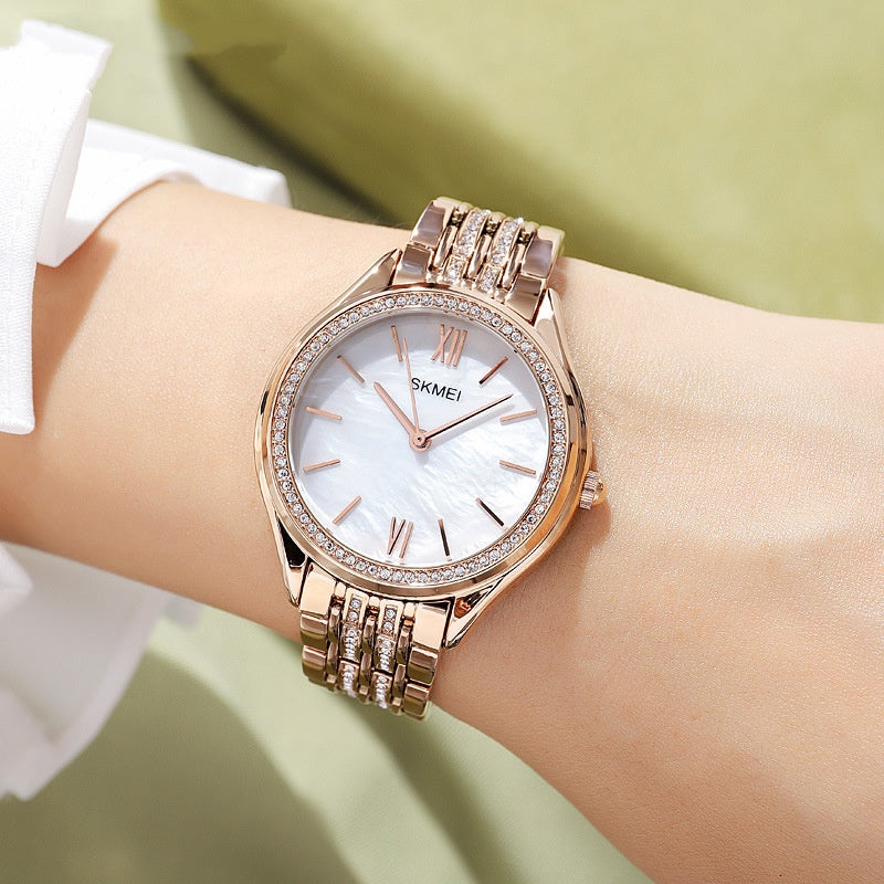 Fashionable Mother-of-Pearl Dial Womens Watch Brand: aeac