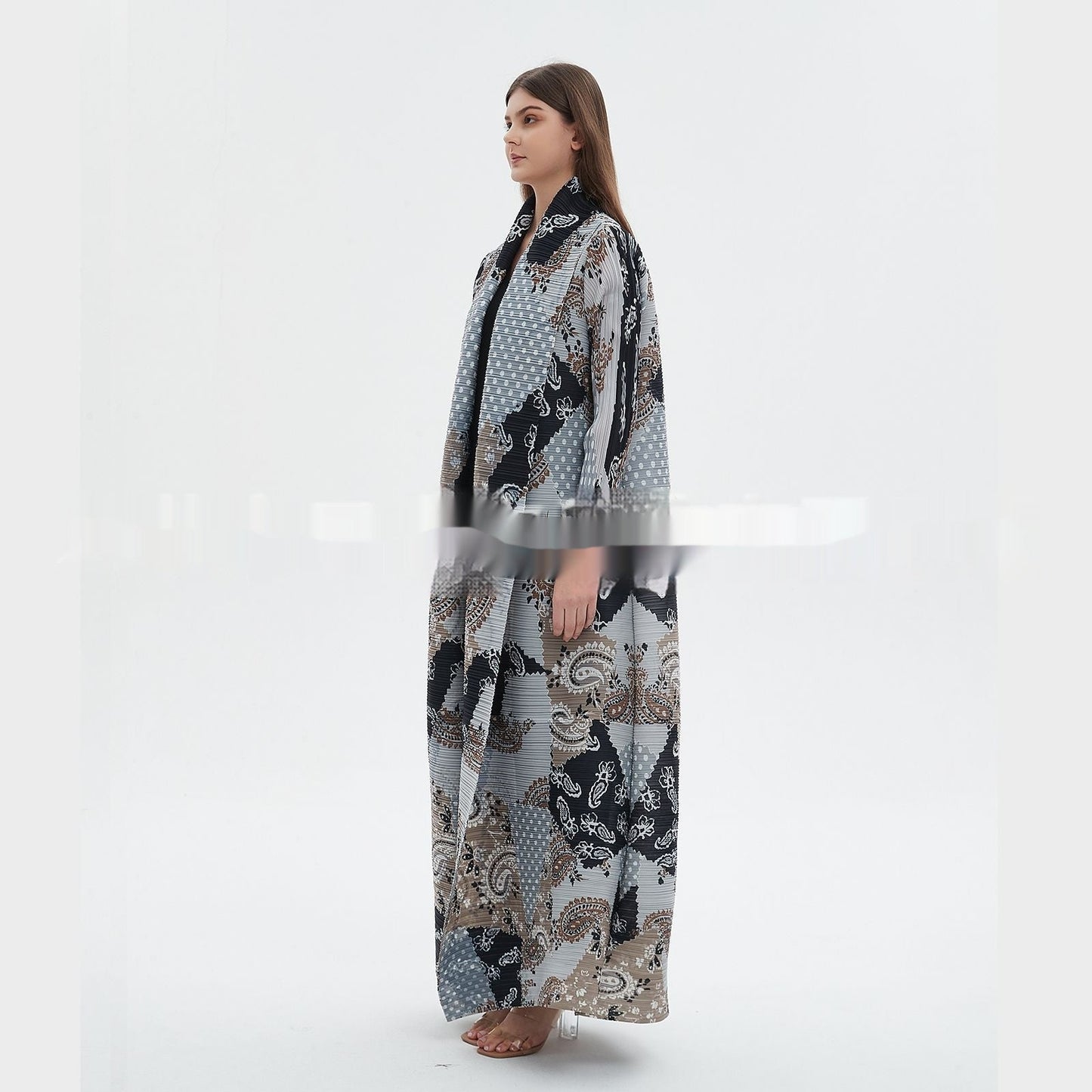 Three Small Houses Pleated Autumn All-Match Coat Jacket Brand: aeac