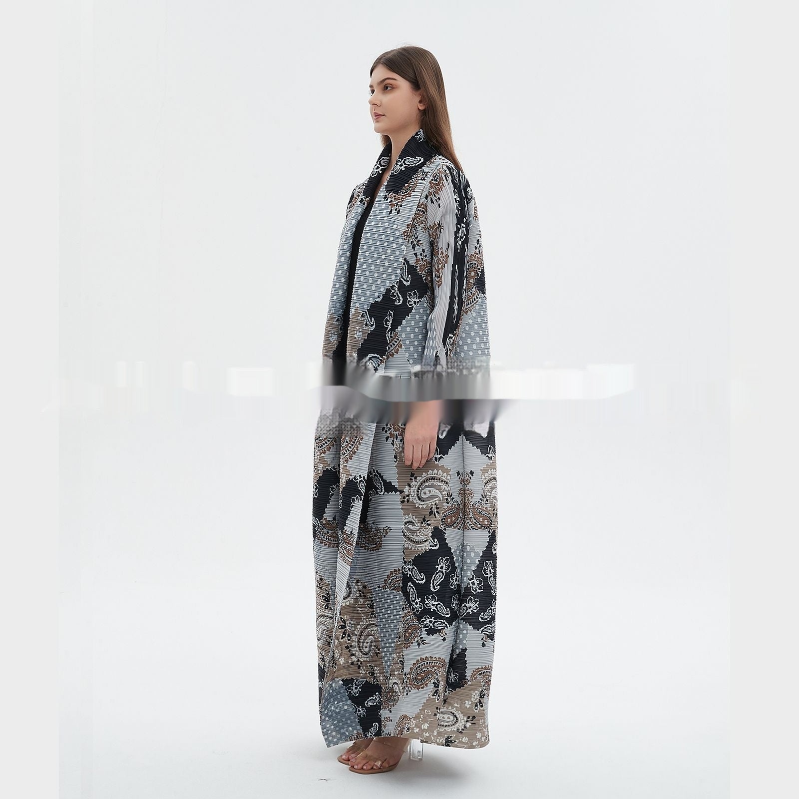Three Small Houses Pleated Autumn All-Match Coat Jacket Brand: aeac