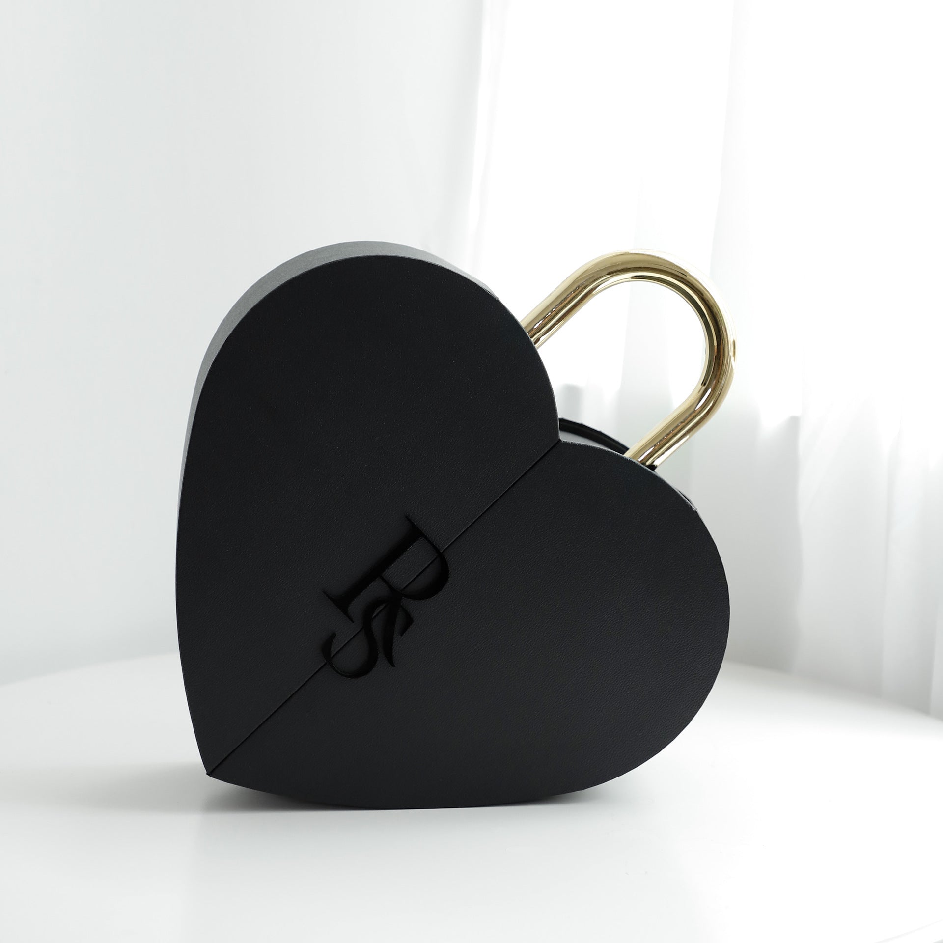 Flower Color Material Valentine's Day Lock Cylinder Gift Box Flower Love Box Heart-shaped Metal Portable Brand: aeac