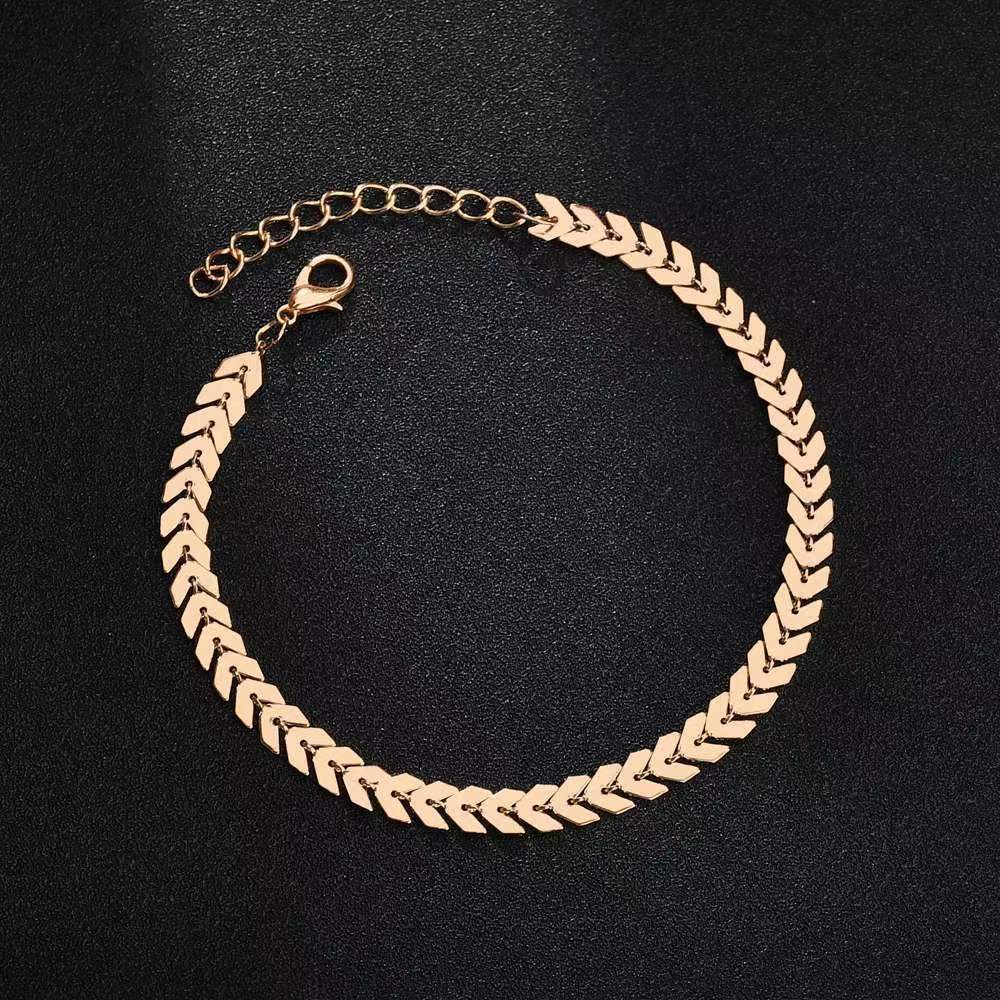 Summer Beach Foot Ornaments Ankle Ring Ornament Bohemian Arrow Women's Anklet Brand: aeac
