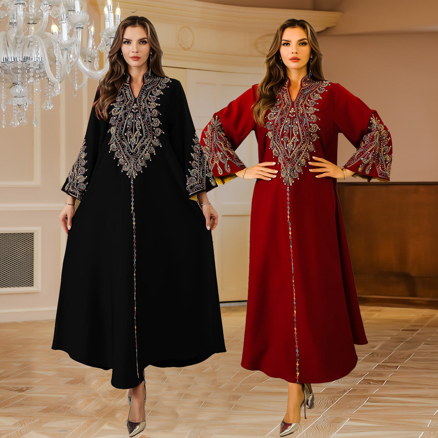 Dubai Womens Embroidered Robe Brand: aeac