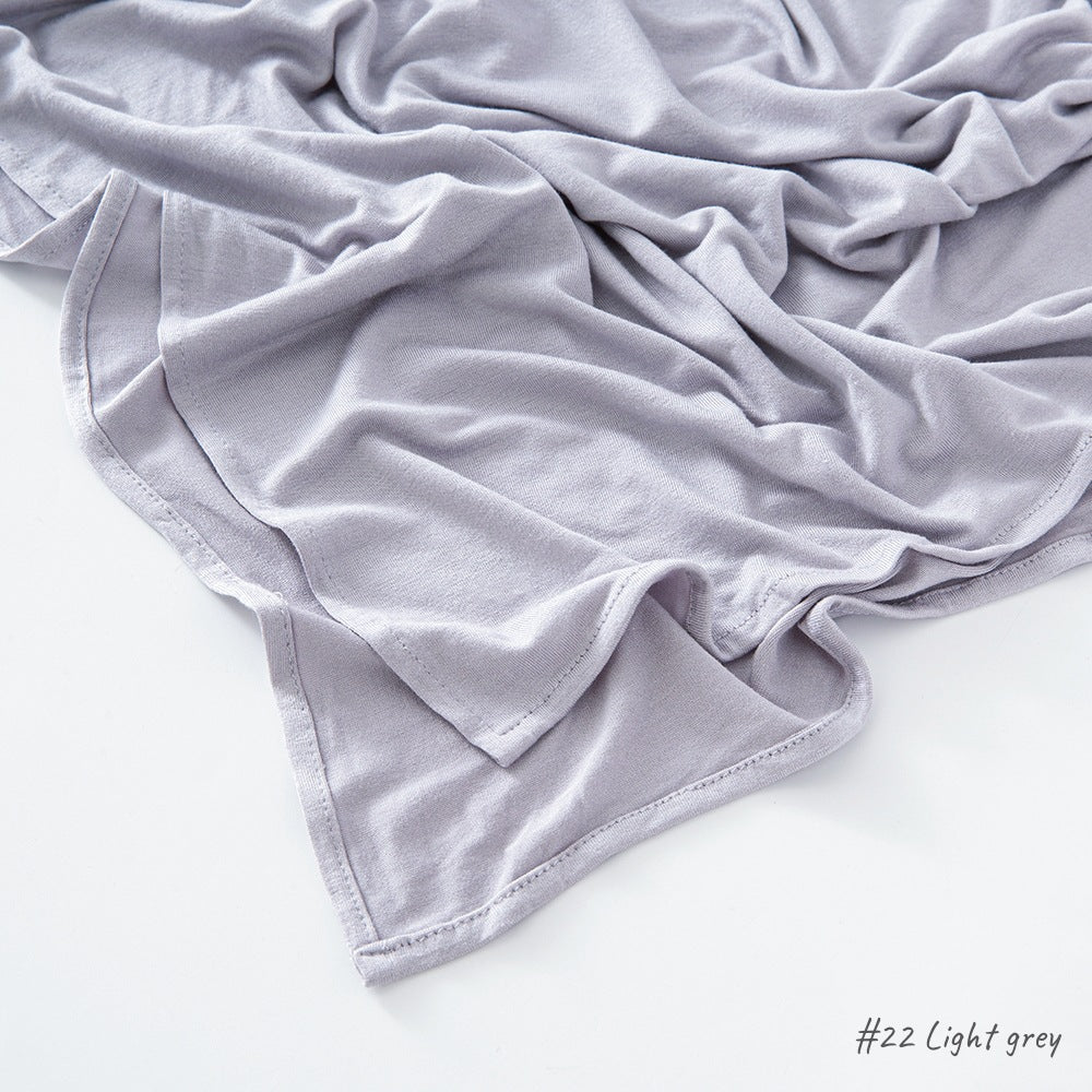 Malaysia Pure Color Modal Curling Mercerized Cotton Scarf Brand: aeac
