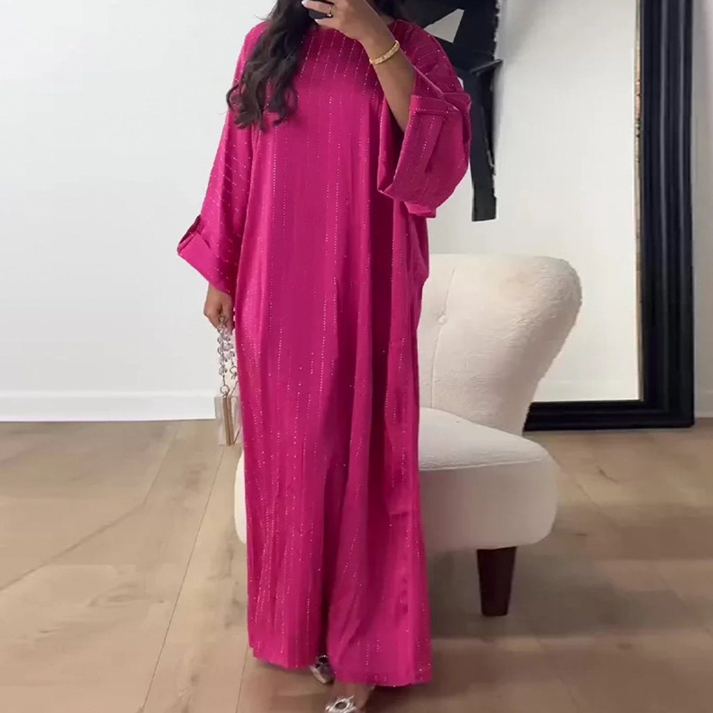 Casual Simple Waist Fitted Lace-up Striped Dress Brand: aeac