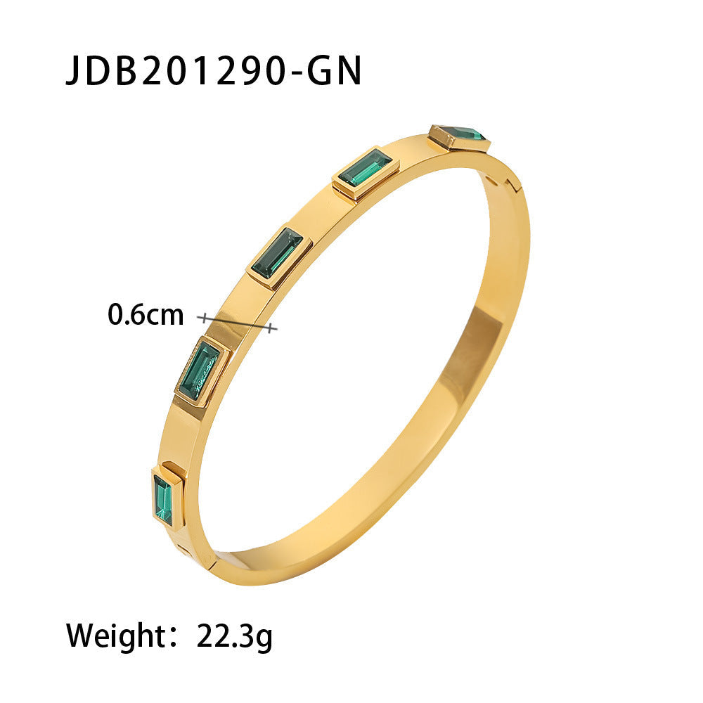 Women's Fashion Retro Titanium Steel Bracelet Brand: aeac