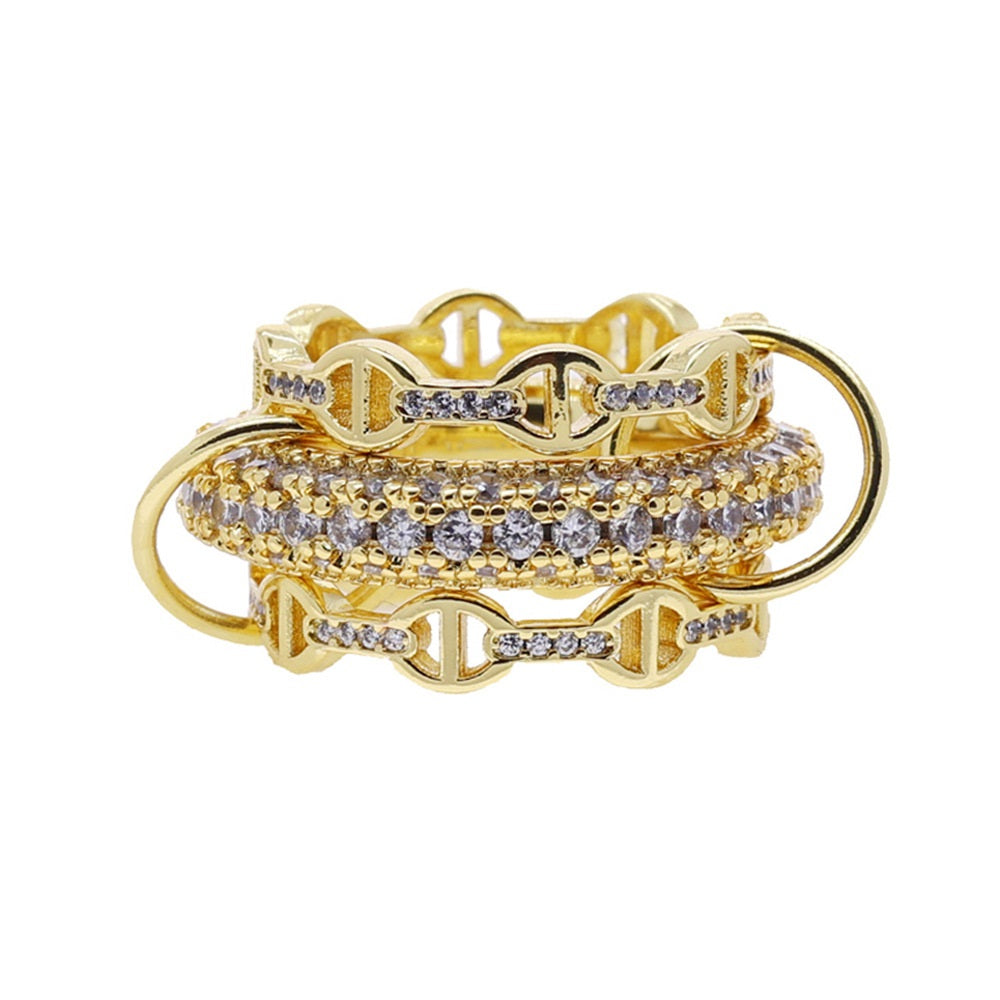 Fashion Personality New Tassel Water Drop Zircon Ring Brand: aeac
