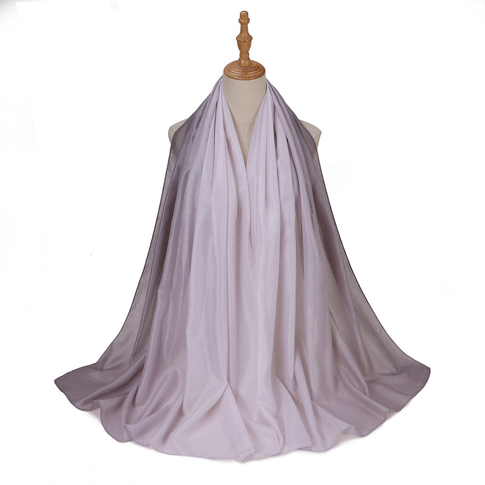 Gradient Colored Fashionable Headscarf Scarf Brand: aeac