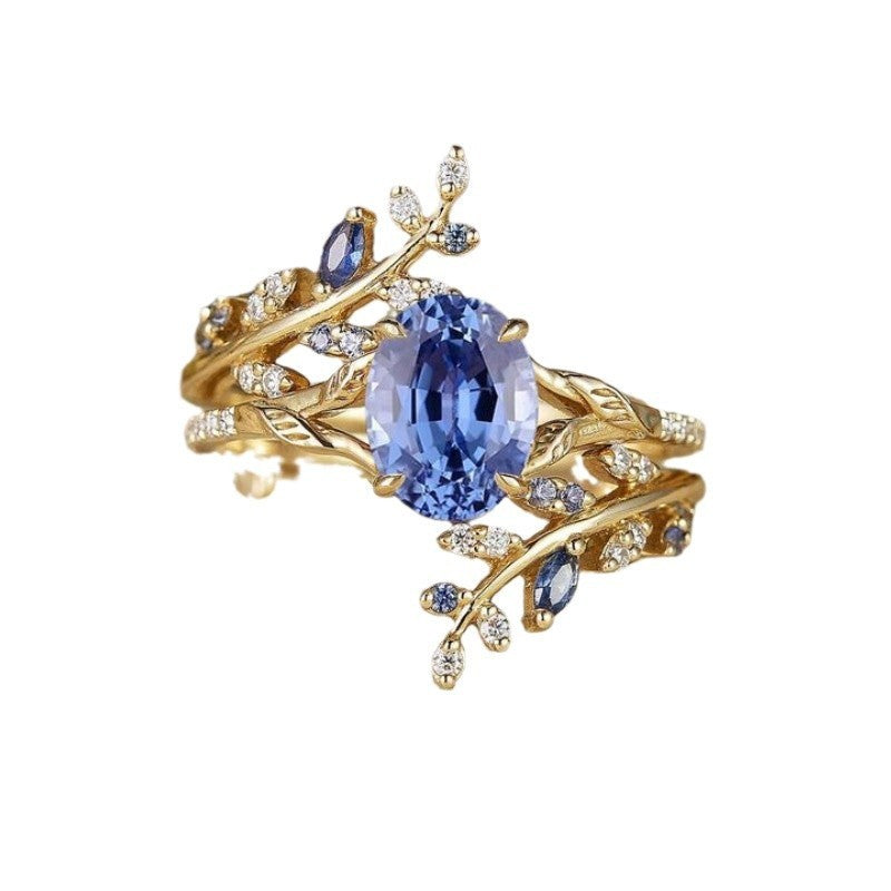 Creative Design Of Copper Color Zircon Ring Brand: aeac