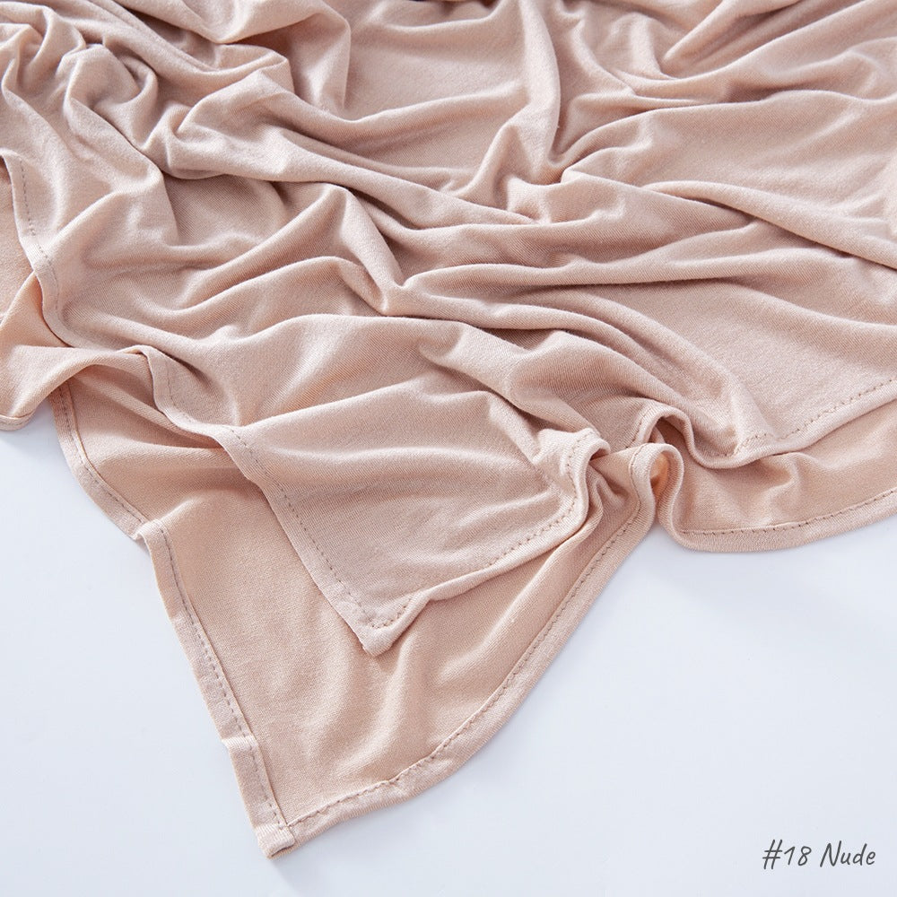 Malaysia Pure Color Modal Curling Mercerized Cotton Scarf Brand: aeac