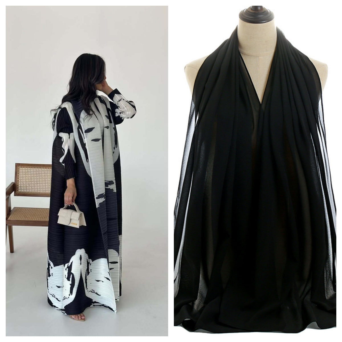 Dubai Abaya Women's Clothing Issey Miyake Pleats Women's Elegant Attire Brand: aeac