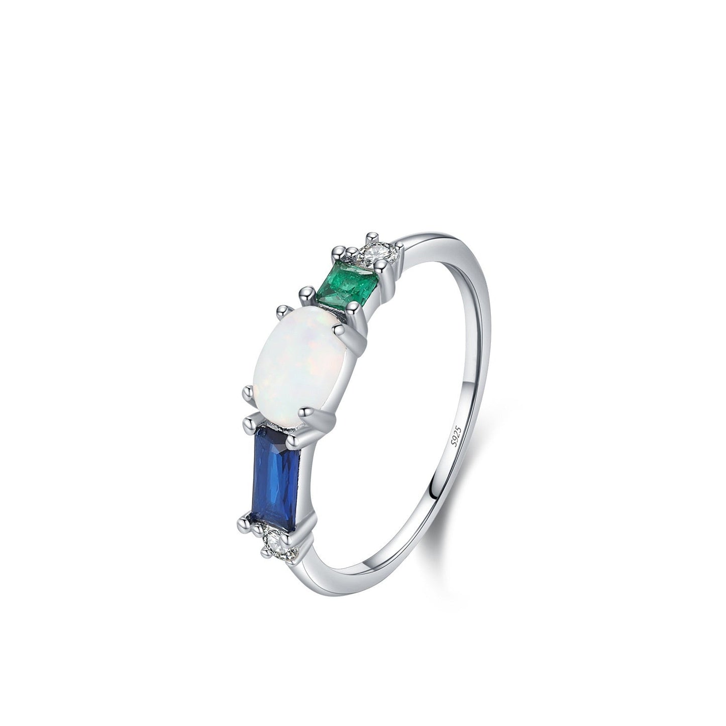 Women's Sterling Silver Crystal Ring Brand: aeac