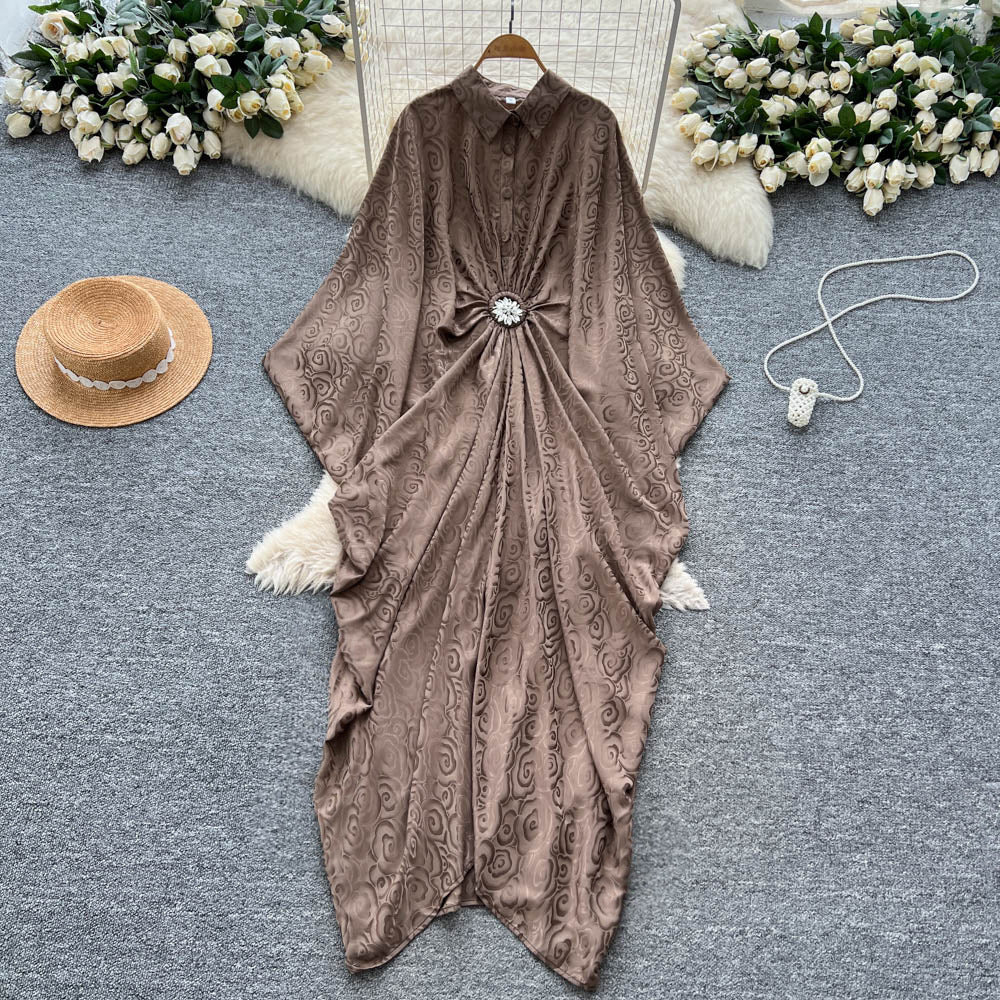 Resort-Style Printed Patchwork Dress For Women Brand: aeac