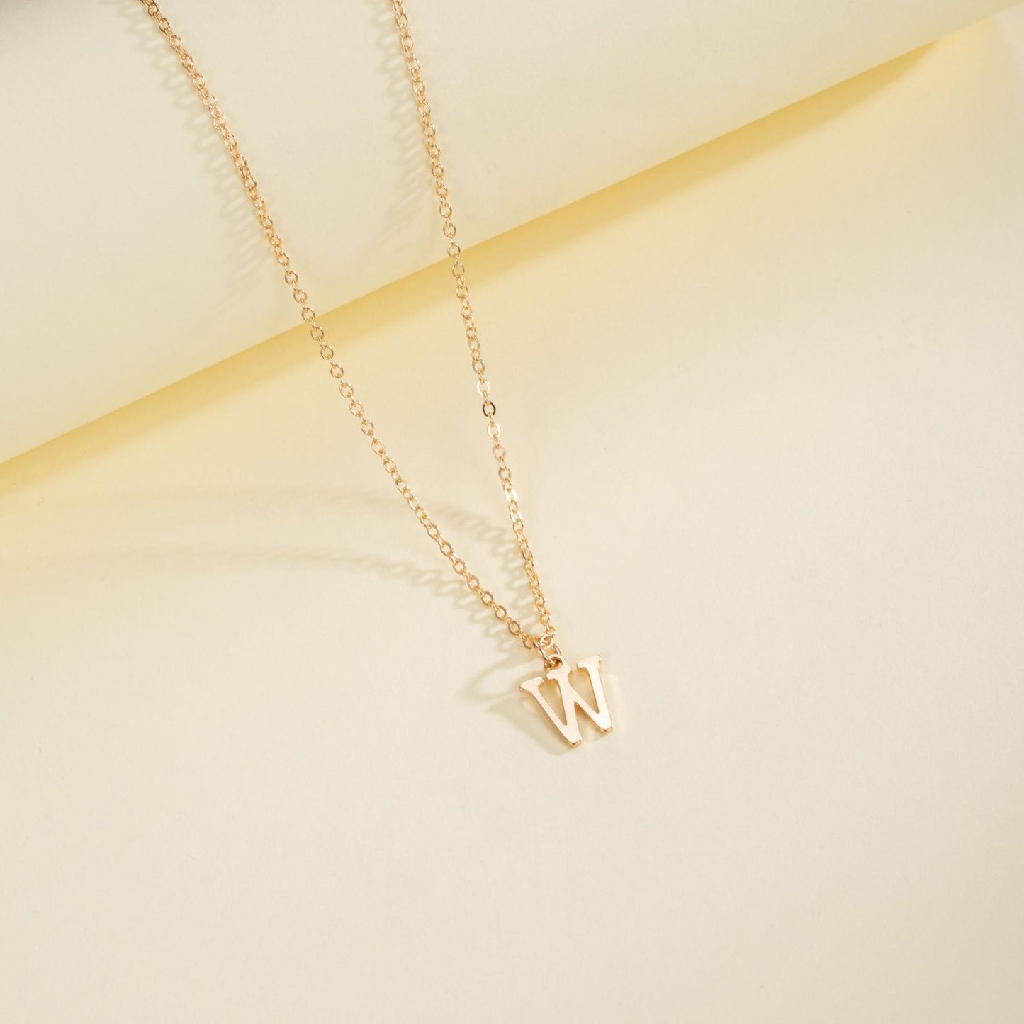 English Letter Necklace Female Personality Brand: aeac