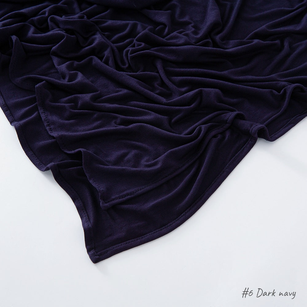 Malaysia Pure Color Modal Curling Mercerized Cotton Scarf Brand: aeac
