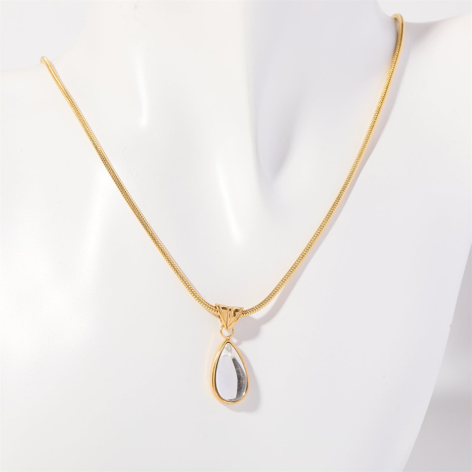 Water Drop Blue Ocean Necklace Brand: aeac