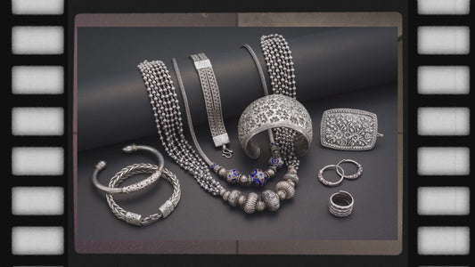 Fashion Alloy HolloCAOSHI Jewelerw Textured Diamond Necklace Earrings Bracelet Ring Jewelry Set